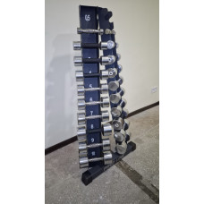 Гантельний ряд 1 - 10 кг бу