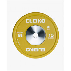 Диск тренувальний для важкої атлетики Eleiko IWF - 15 кг