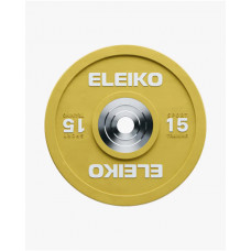 Диск тренувальний Eleiko Sport, кольоровий -15 кг