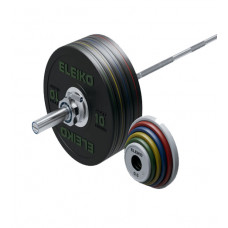 Комплект штанги Eleiko Performance - 185 кг, жіночий, чорний