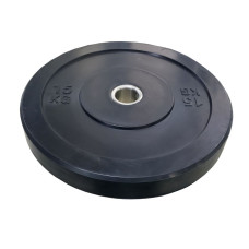 Бамперний диск гумовий Bumper Plates Wuotan BD.15 ø51мм 15кг чорний