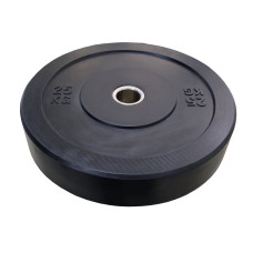 Бамперний диск гумовий Bumper Plates Wuotan BD.25 ø51мм 25кг чорний