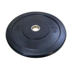 Бамперний диск гумовий Bumper Plates Wuotan BD.05 ø51мм 5кг чорний