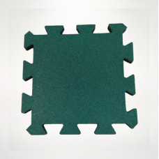 Плитка с резиновой крошки «ПАЗЛ» 455х455х20 мм 