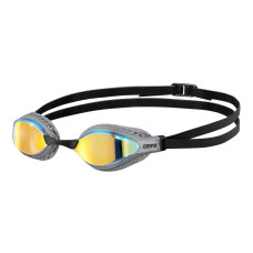 Очки для плавания Arena AIR-SPEED MIRROR серый, черный Уни OSFM 003151-201 (Оригинал)