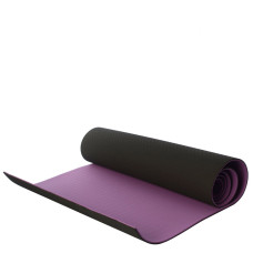 Килимок для фітнесу та йоги TPE+TC 6мм TPE-6BV
