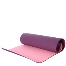 Килимок для фітнесу та йоги TPE+TC 6мм TPE-6VP