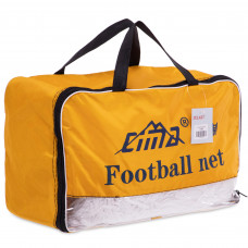 Сітка для футбольних воріт CIMA, комплект із 2 шт., 5,6x2,3x0,95 м, біла, C-6059