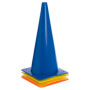 Конус-фішка для тренувань 38см (1шт.) GKС-1959 Жовтий