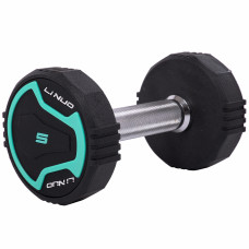 Гантель цельная профессиональная LI NUO GA-3614-5 1шт 5кг