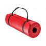 Коврик для туризма и фитнеса 10мм красный NBR-10RED