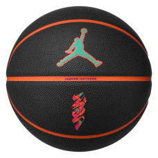 М'яч баскетбольний Nike JORDAN ALL COURT 8P Z WILLIAMSON DEFLATED чорний, помаранчевий УНІ 7 (Оригінал) J.100.4141.095.07