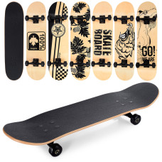 Скейт клён деревянный iTrike MS 3388