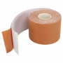 Кінезіо тейп для тейпування грудей Kinesio tape BOOB розмір 5смх5м бежевий BC-1093-5