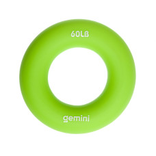 Еспандер кистьовий кільце силікон Gemini GI-3994-60LB навантаження 27кг зелений