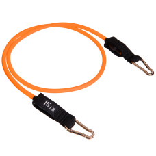 Еспандер трубчастий для фітнесу з карабіном Gemini GT-1002C-15LB 5,5х9x1200мм навантаження 7кг оранжевий