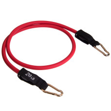 Еспандер трубчастий для фітнесу з карабіном Gemini GT-1002C-20LB 5,5х11,5x1200мм навантаження 9кг темно-червоний