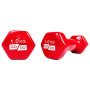 Гантель для фитнеса с виниловым покрытием 2шт GoDo GD-1.0R