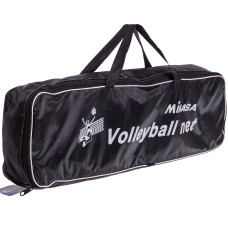 Сітка для волейболу MIK GC-6889 9x2,43м чорний-білий