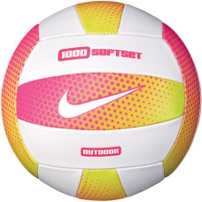 Мяч волейбольный Nike 1000 SOFTSET OUTDOOR VOLLEYBALL 18P HYPER PINK/WHITE/HYPER PINK/WHITE size 5