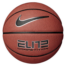 Мяч баскетбольный Nike Elite Competition 2.0 Amber/Black/Metallic Silver/Black размер 7 N.000.2644.855.07 (Оригинал)