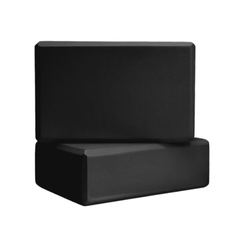 Блок для йоги Generation Fitness FF22E1 black (чорний)