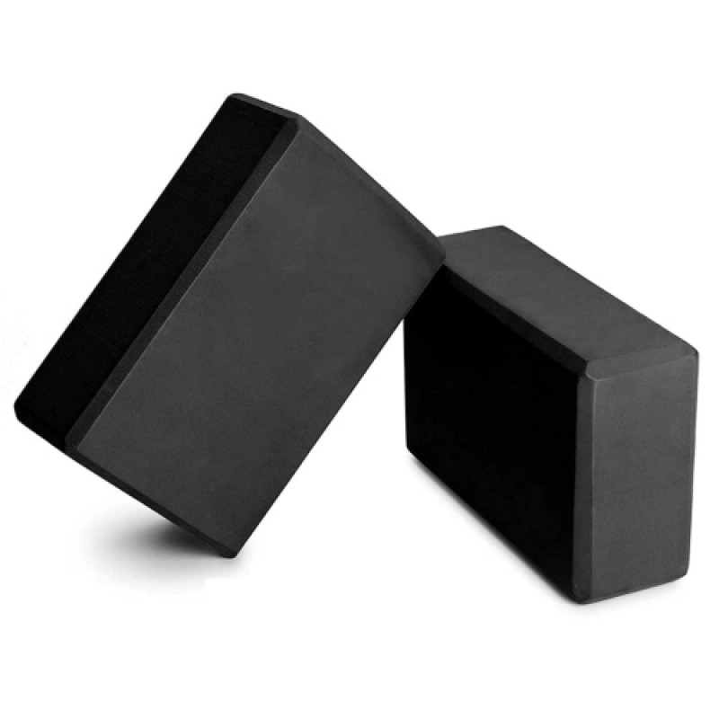 Блок для йоги Generation Fitness FF22E1 black (чорний)