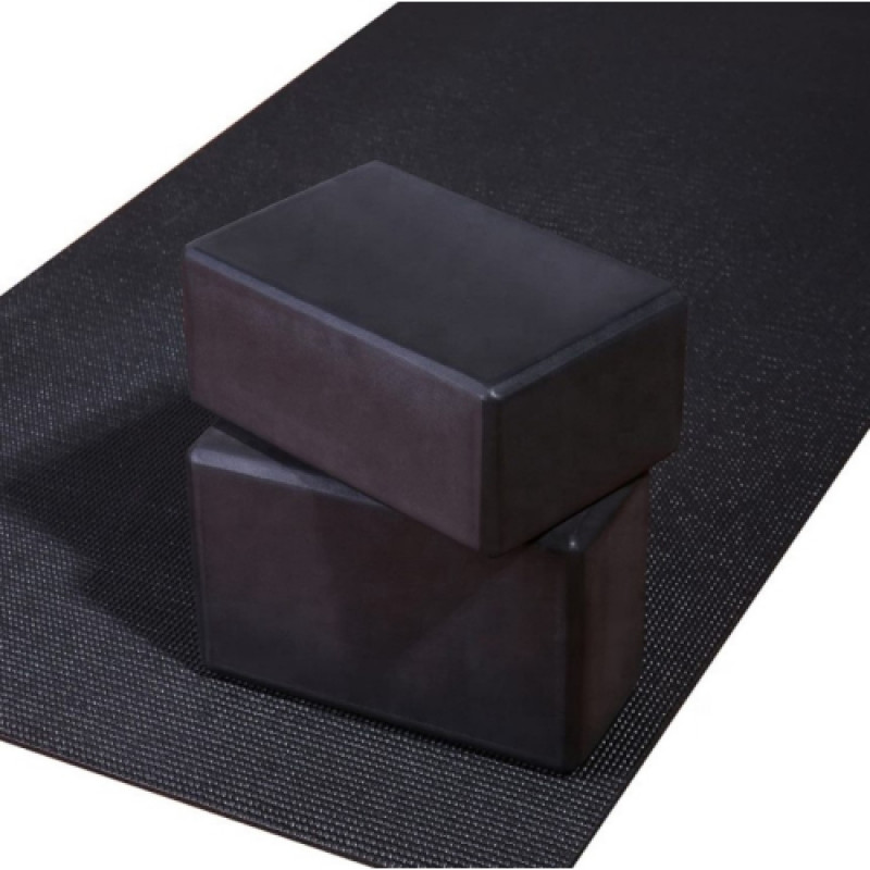Блок для йоги Generation Fitness FF22E1 black (чорний)