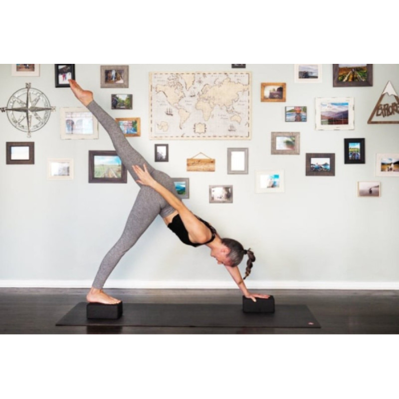 Блок для йоги Generation Fitness FF22E1 black (чорний)