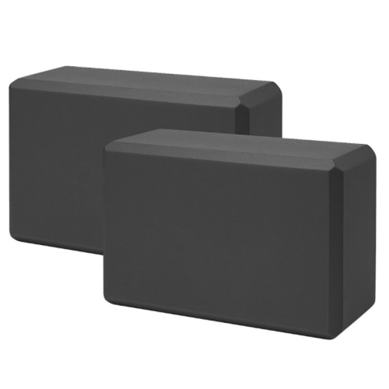 Блок для йоги Generation Fitness FF22E1 black (чорний)