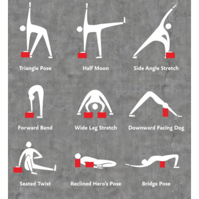 Блок для йоги Generation Fitness FF22E1 turquoise (бірюзовий)