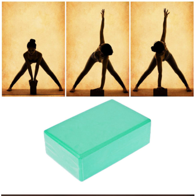 Блок для йоги Generation Fitness FF22E1 turquoise (бірюзовий)