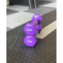 Гантель для фітнесу з вініловим покриттям Generation Fitness FF51D3A-0.5kg (фіолетовий)