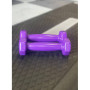 Гантель для фітнесу з вініловим покриттям Generation Fitness FF51D3A-0.5kg (фіолетовий)