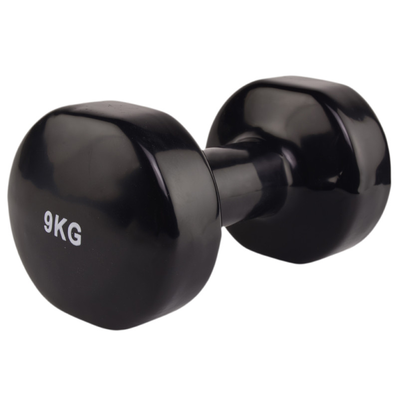 Гантель вінілова Stein 9.0 кг / шт / жовта