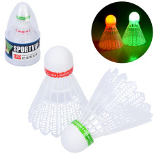 Воланы для бадминтона светящиеся 2шт. MS 4799