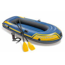 Двухместная надувная лодка Intex 68367 Challenger 2 Set