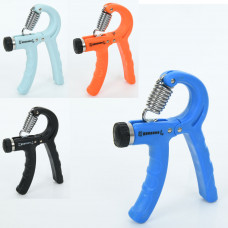 Еспандер кистьовий Ножиці пружинний регульований 5-60кг Gemini GI-4122-5 Помаранчевий