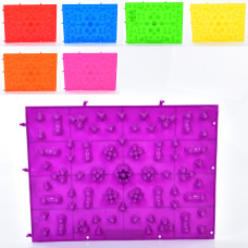 Килимок пазл ортопедичний масажний YG-4603 38.5см 28см Зелений