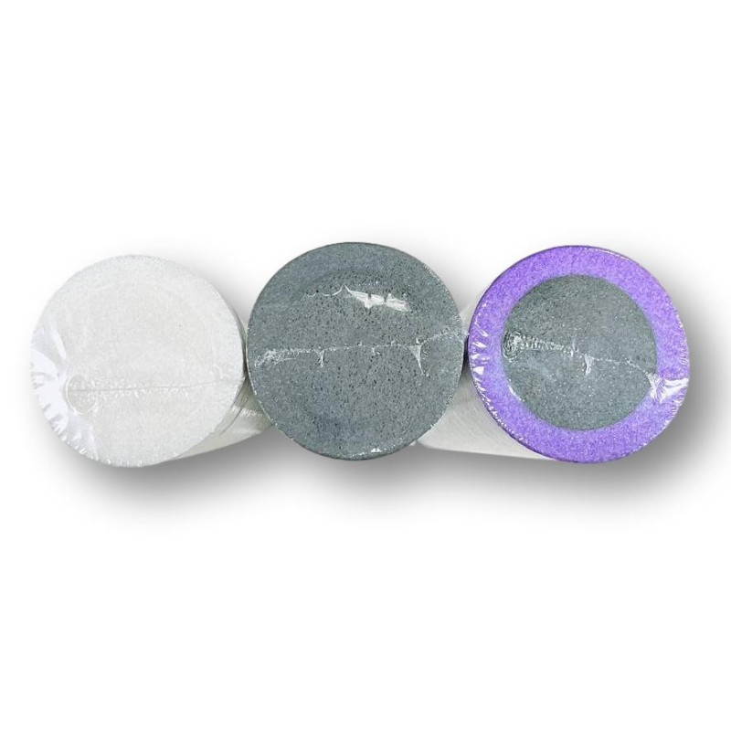 Роллер для занять йогою та пілатесом EPE 60см Білий