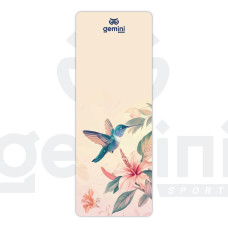 Килимок для йоги каучуковий поліуретан Pro LLLustration Gemini 183см*68см*5мм PUY-5900-2