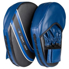Лапи боксерські прямі NoFightLimit PVC синьо-чорні (2 шт) BFL-2