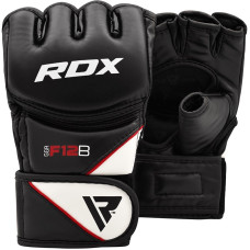 Рукавички ММА RDX Rex Leather Black M