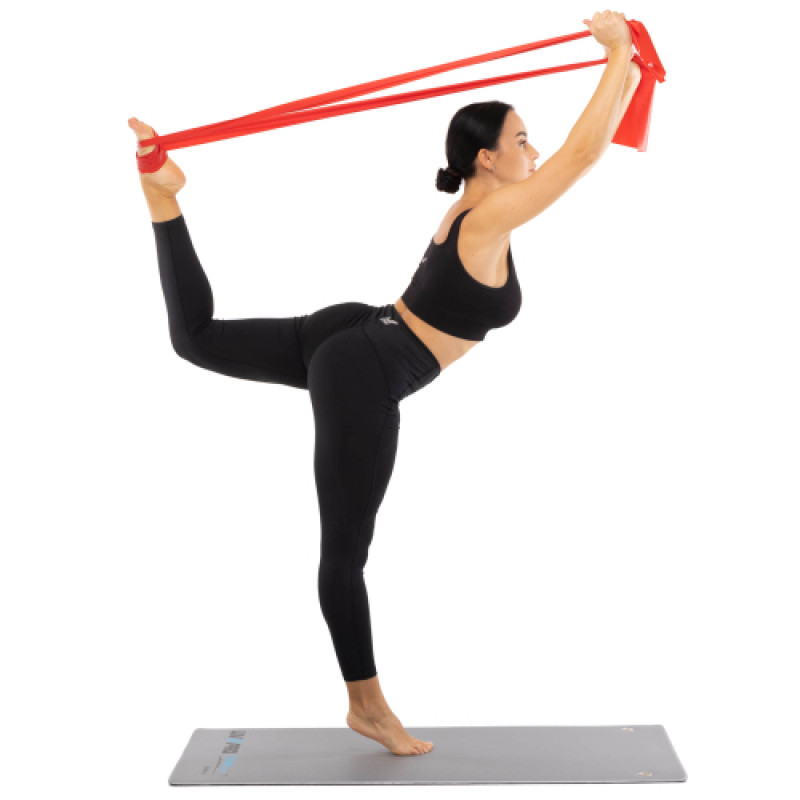 Стрічка-еспандер 12-15 кг 200х15х0.6 см L red Generation Fitness