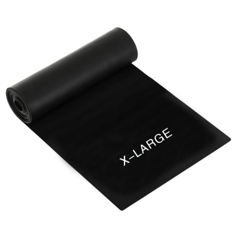 Стрічка-еспандер 15-20 кг 200х15х0.7 см XL black Generation Fitness