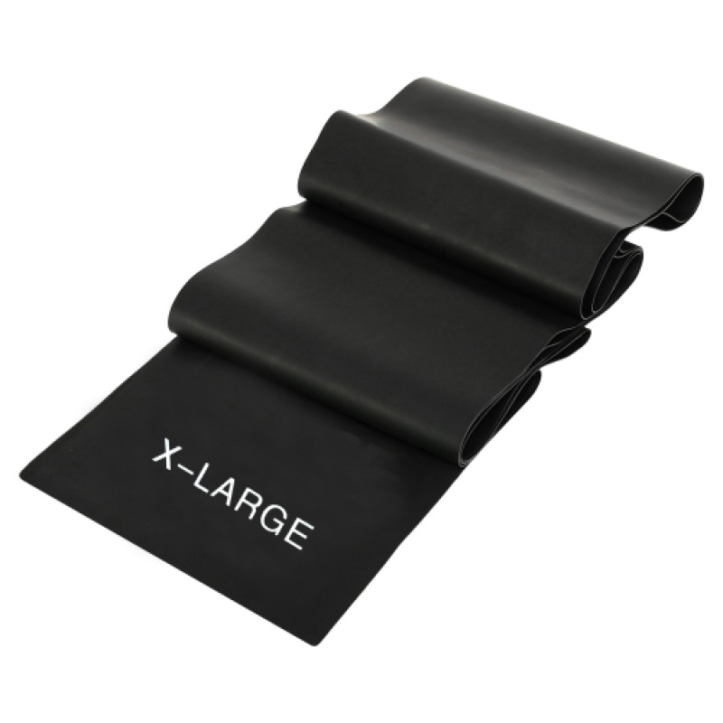 Стрічка-еспандер 15-20 кг 200х15х0.7 см XL black Generation Fitness