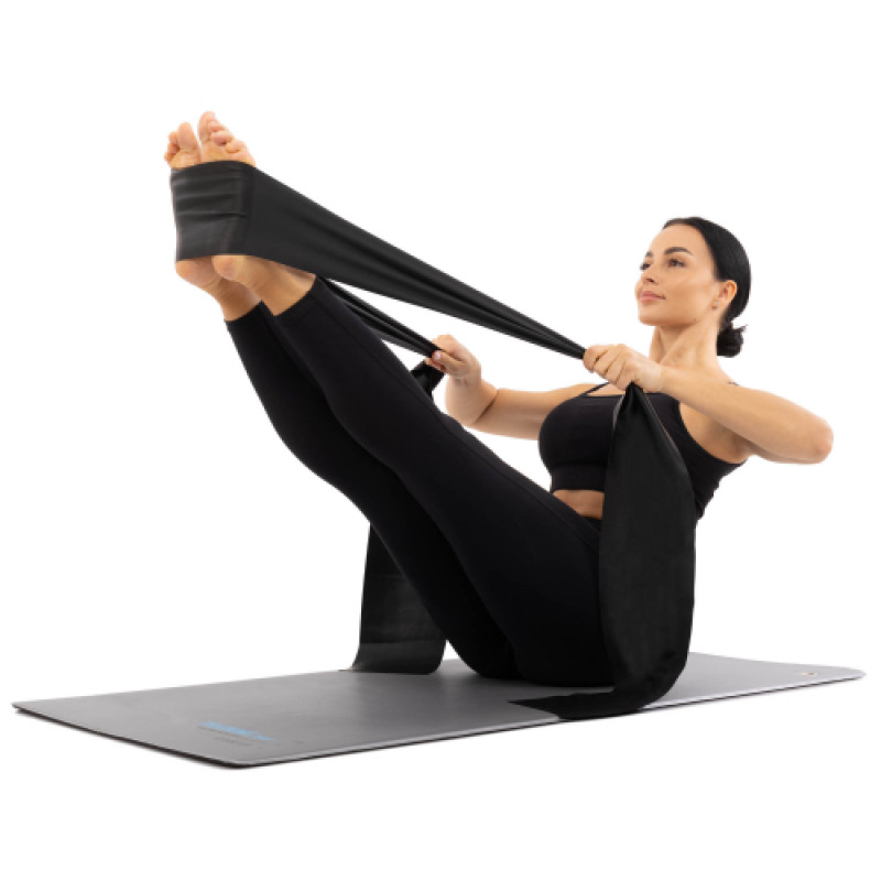 Стрічка-еспандер 15-20 кг 200х15х0.7 см XL black Generation Fitness