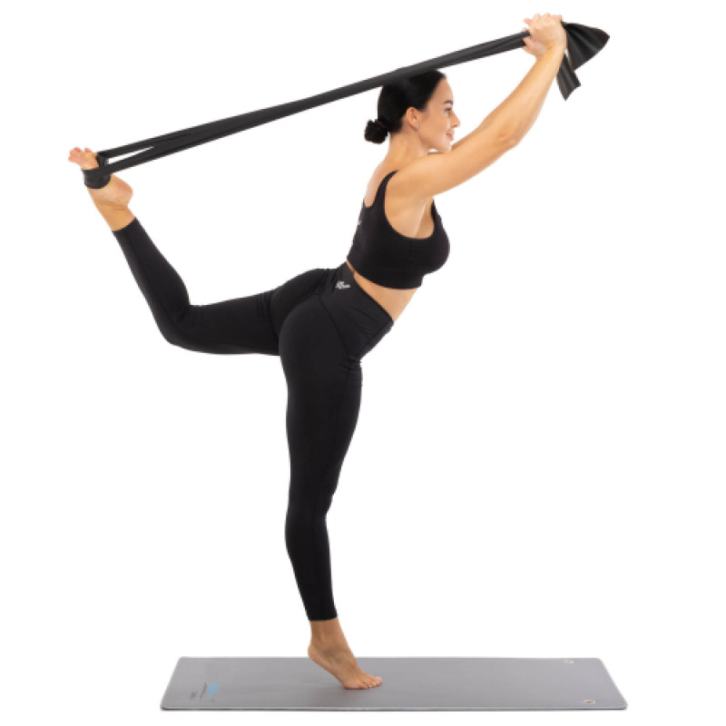 Стрічка-еспандер 15-20 кг 200х15х0.7 см XL black Generation Fitness