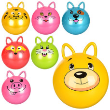 М'яч для фітнесу дитячий з вушками (фітбол) гладкий 50см GB-0937 Синій