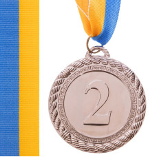 Медали с лентой 2 место 6,5см C-6860-2